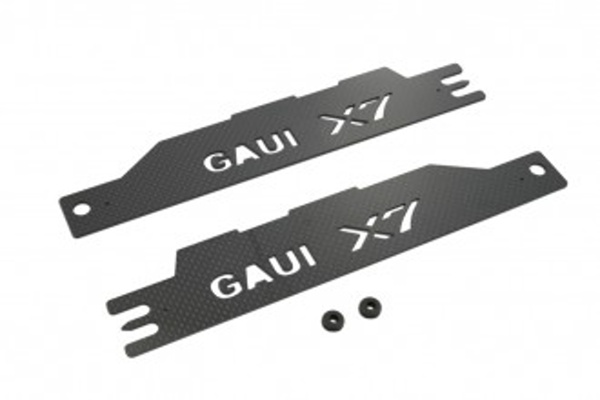 Karbonov desky bateri 1,6 mm pro Gaui X7 Formula - Kliknutm na obrzek zavete