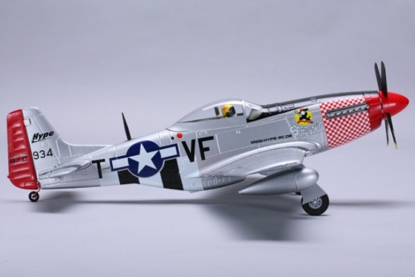 Mustang P-51 ARF se stabilizan jednotkou - Kliknutm na obrzek zavete