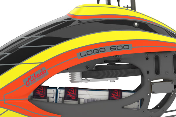 LOGO 600 12S Scorpion Motor Combo 05096 - Kliknutm na obrzek zavete
