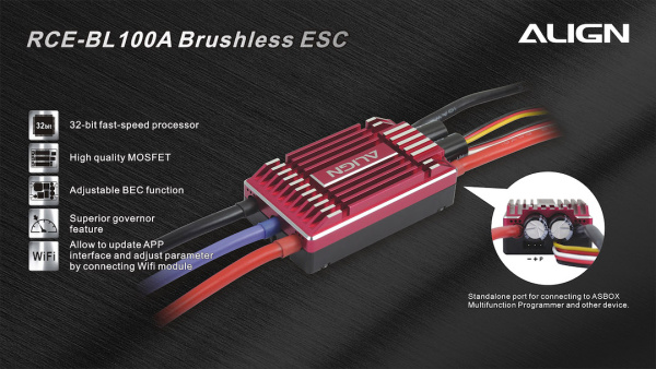 Regultor RCE-BL100A Brushless ESC HES10001 - Kliknutm na obrzek zavete