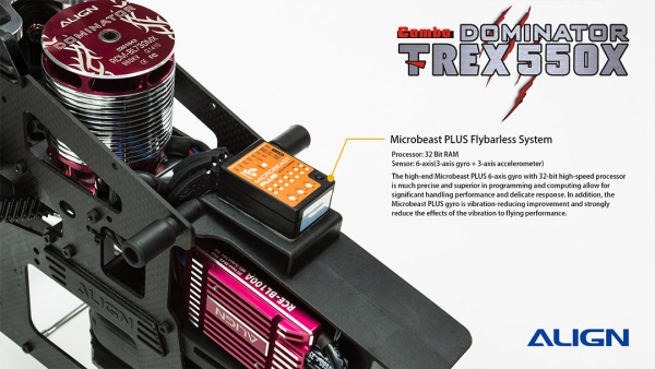 T-REX 550X Dominator Combo H55E19XW - Kliknutm na obrzek zavete