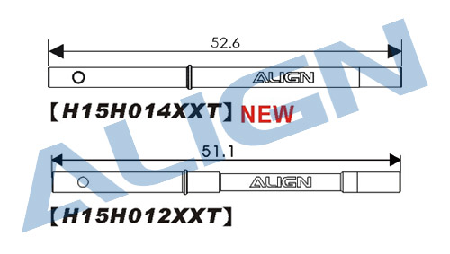 Hlavn hdel H15H014XXW pro T-REX 150 - Kliknutm na obrzek zavete