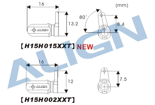 Drky rotorovch list H15H015XXW pro T-REX 150 - Kliknutm na obrzek zavete