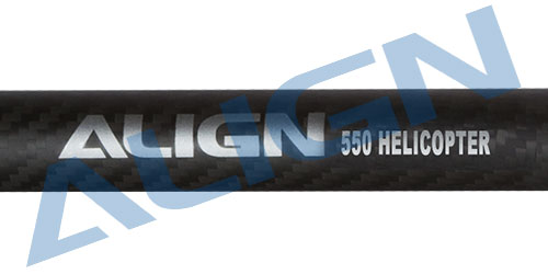 Ocasn trubka karbonov matn H55T001XXW pro T-REX 550E - Kliknutm na obrzek zavete