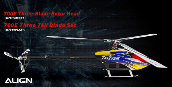 Tlist rotorov hlava vrtulky H70T008XXW pro T-REX 700/800 - Kliknutm na obrzek zavete