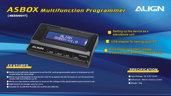 Multifunkn programtor ASBOX HES00001 - Kliknutm na obrzek zavete